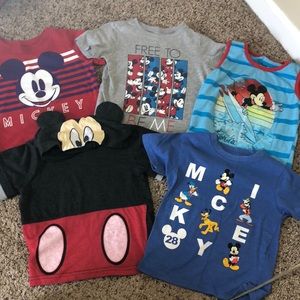 Mickey Mouse boys shirt lot size 2T